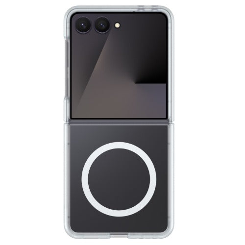 OtterBox Thin Flex Magnets Samsung Galaxy Z Flip8 5G (6.9') Case Clear - (77-000593), Antimicrobial, DROP+ Military Standard, 7 Years Warranty 77-000593