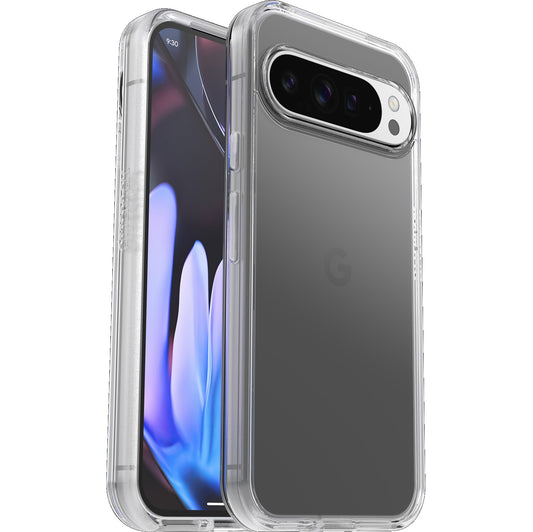 OtterBox Symmetry Clear Google Pixel 9 Pro XL (6.8') Case Clear - (77-95652), DROP+ 3X Military Standard, Raised Edges, Ultra-Sleek, Reinforced Corners 77-95652