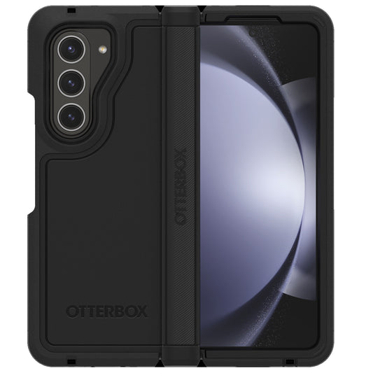 OtterBox Defender XT Samsung Galaxy Z Fold6 5G (7.6') Case Black - (77-95803), DROP+ 4X Military Standard, Rugged Hinge Protection, Port Covers 77-95803