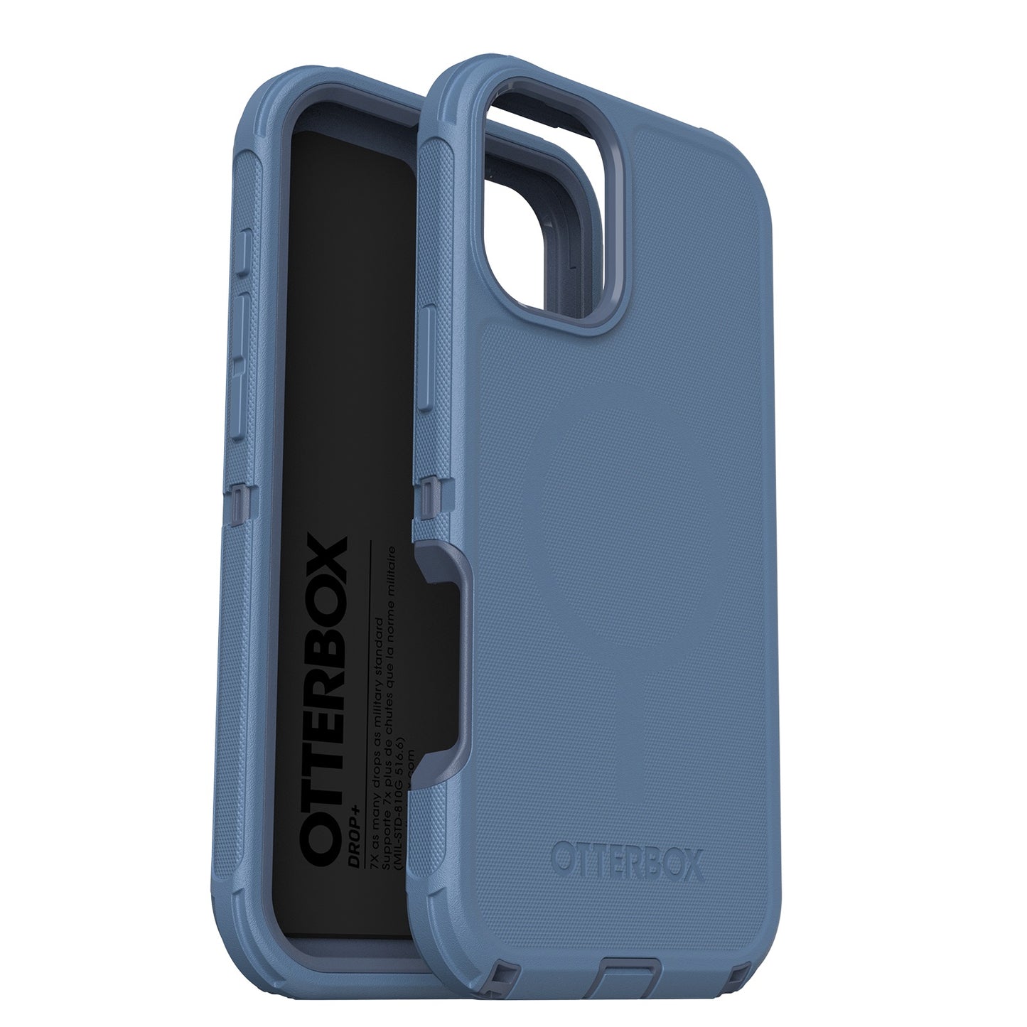 OtterBox Defender MagSafe Apple iPhone 16 Pro Max (6.9') Case Baby Blue Jeans-(77-95985)DROP+ 7X Military Standard, Tri-Layer, Port Covers 77-95985