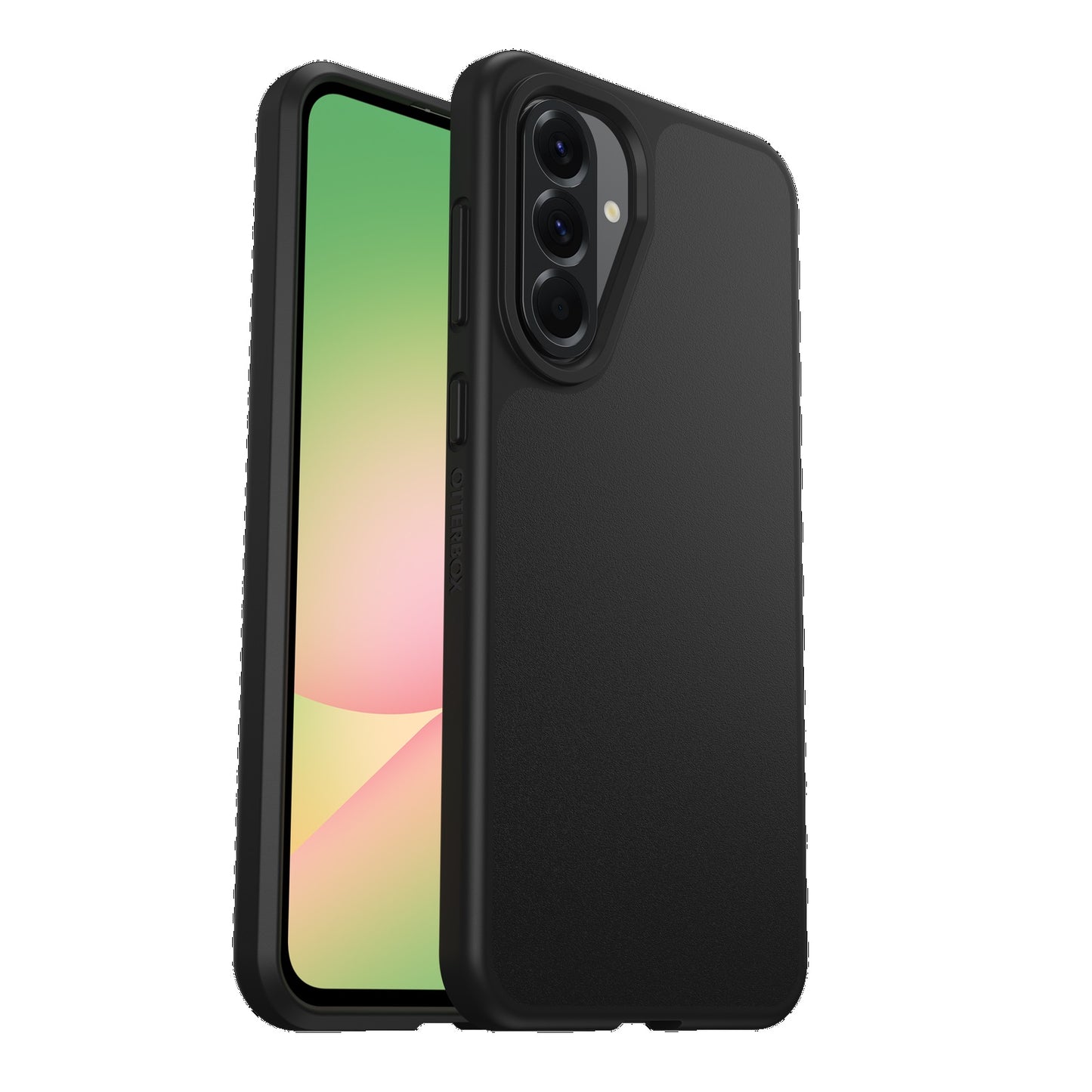 OtterBox React Samsung Galaxy A56 5G (6.7') Case Black - (77-97791), Antimicrobial, DROP+ Military Standard, Raised Edges, Hard Case, 7 Years Warranty 77-97791