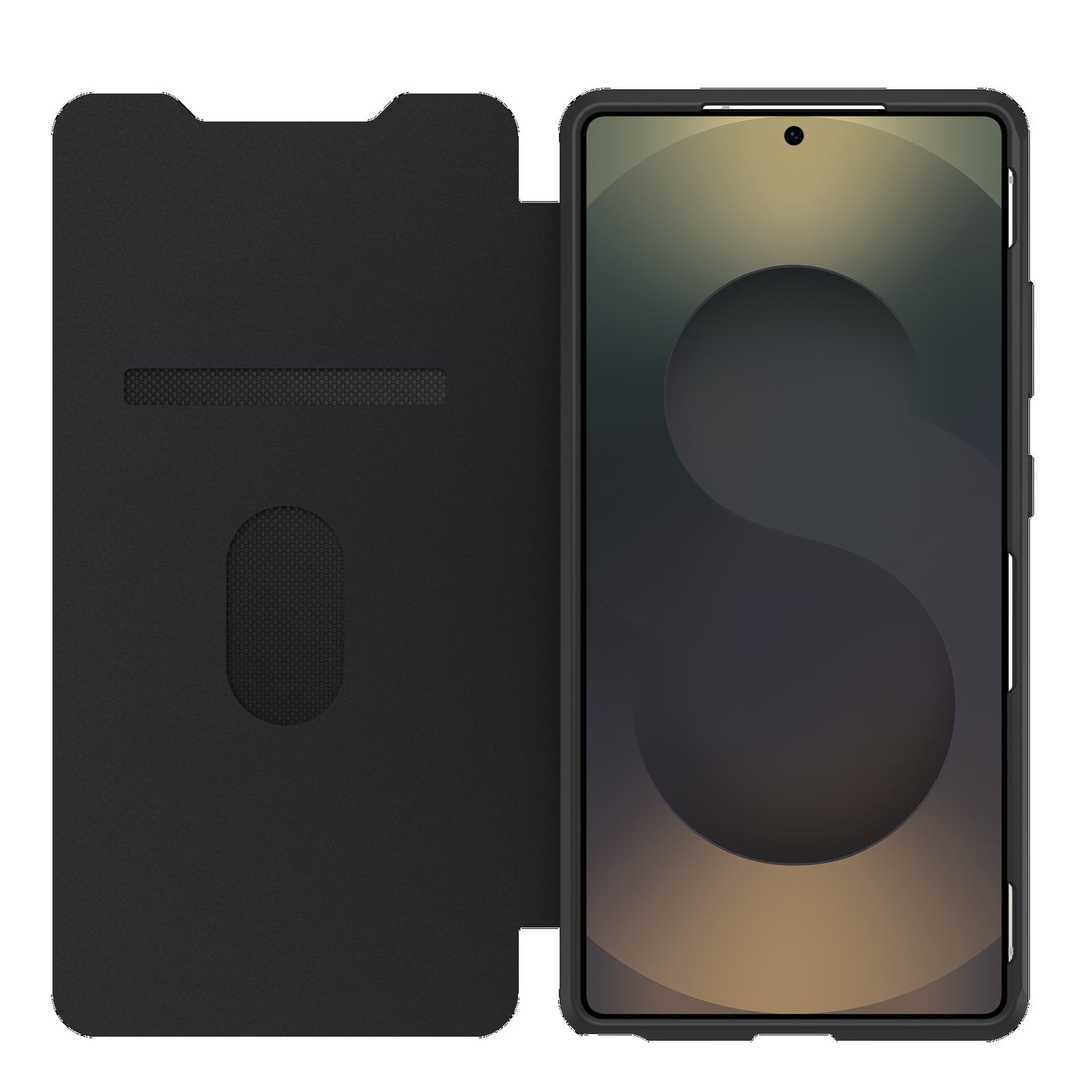 OtterBox React Folio Samsung Galaxy S25 Ultra 5G (6.9') Case Black Crystal (Clear/Black) - (77-97833), DROP+ Military Standard, 7 Years Warranty 77-97833