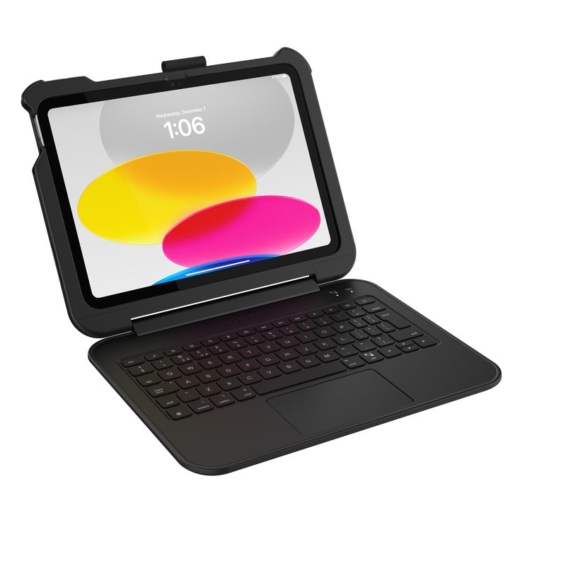 OtterBox Achiever 360 Apple iPad (11.0') 11th Gen (A16) / iPad 10th Gen (10.9') Keyboard with Case (English) Black - (77-97885 ), 7 Years Warranty 77-97885