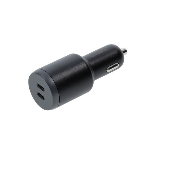 OtterBox 100W Dual Port Standard Fast Car Charger - Black (77-98237), 2 USB-C, Smart & Compact design, Hassle-Free, 2 Years Warranty 77-98237