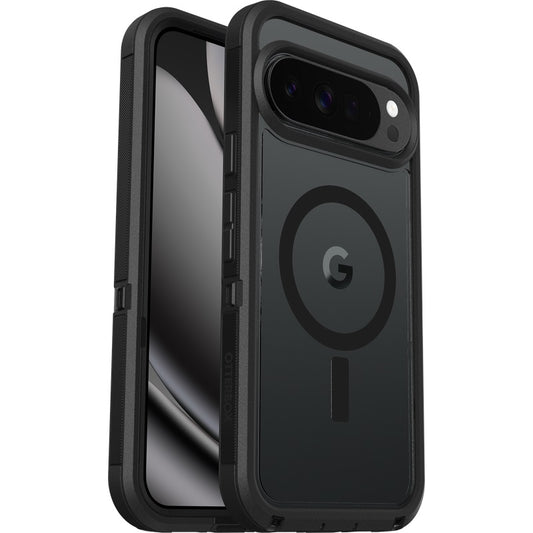 OtterBox Defender Pro XT Clear Magnets Google Pixel 10 Pro XL Dark Side Case - Black (77-98266), DROP+ 7X Military Standard, 7 Years Warranty 77-98266
