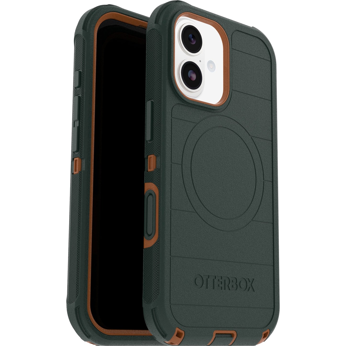 OtterBox Defender Pro MagSafe Apple iPhone 17 (6.3') Case Green Intrigue - (77-98362), DROP+ 7X Military Standard, Tri-Layer, 7 Years Warranty 77-98362