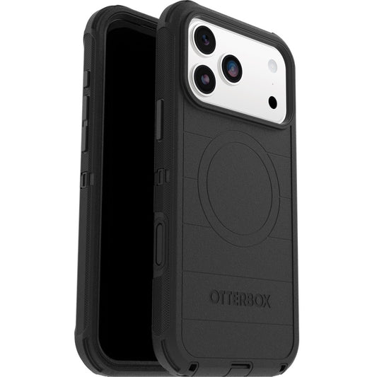 OtterBox Defender Pro MagSafe Apple iPhone 17 Pro (6.3') Case Black - (77-98380), DROP+ 7X Military Standard, Raised Edges, 7 Years Warranty 77-98380