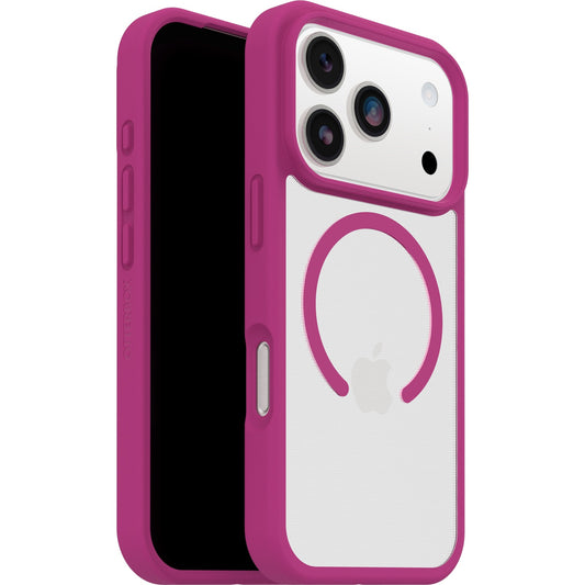 OtterBox React MagSafe Apple iPhone 17 Pro Max (6.9') Case Rose Crystal (Pink/Clear) - (77-98654), DROP+ Military Standard, 7 Years Warranty 77-98654