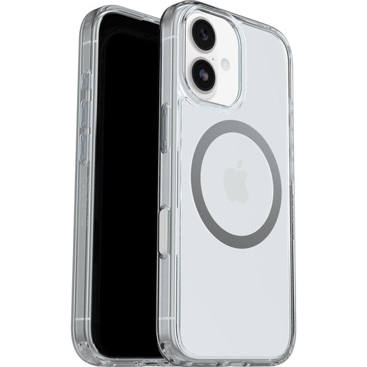 OtterBox Symmetry Clear MagSafe Apple iPhone 17 (6.3') Case Clear - (77-98781), DROP+ 3X Military Standard, Raised Edges, Hassle-Free, 7 Years Warranty 77-98781