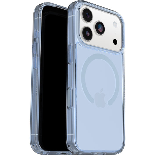 OtterBox Symmetry Clear MagSafe Apple iPhone 17 Pro (6.3') Case Blue Bliss (Clear) - (77-98849), DROP+ 3X Military Standard, 7 Years Warranty 77-98849