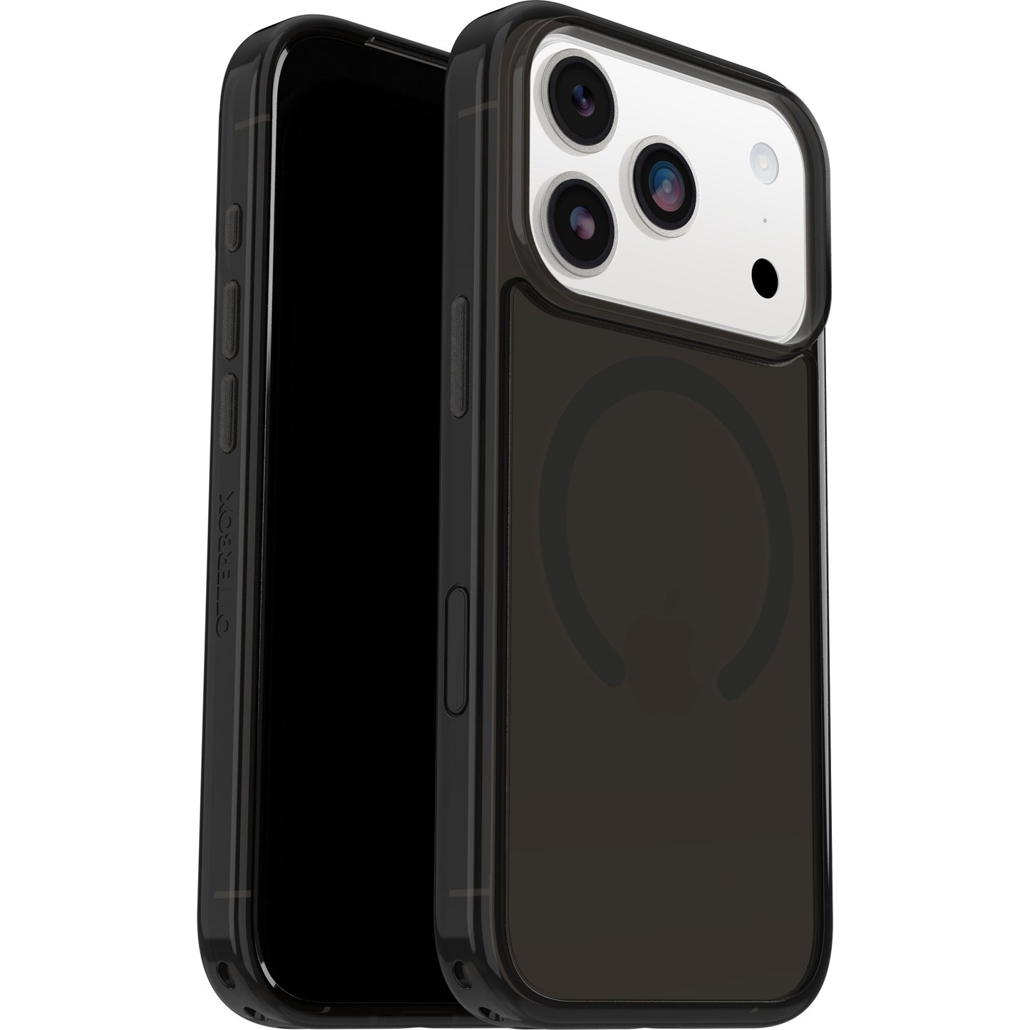 OtterBox Symmetry Clear MagSafe Apple iPhone 17 Pro (6.3') Black Mist (Clear/Black) - (77-98851), DROP+ 3X Military Standard, 7 Years Warranty 77-98851