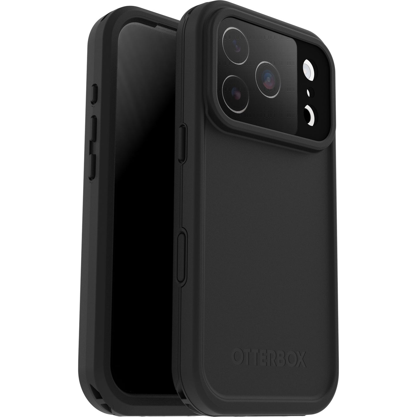 OtterBox Fre Magsafe Apple iPhone 17 Pro (6.3') Case Black - (77-99768), DROP+ 5X Military Standard, Camera Control, 7 Years Warranty 77-99768