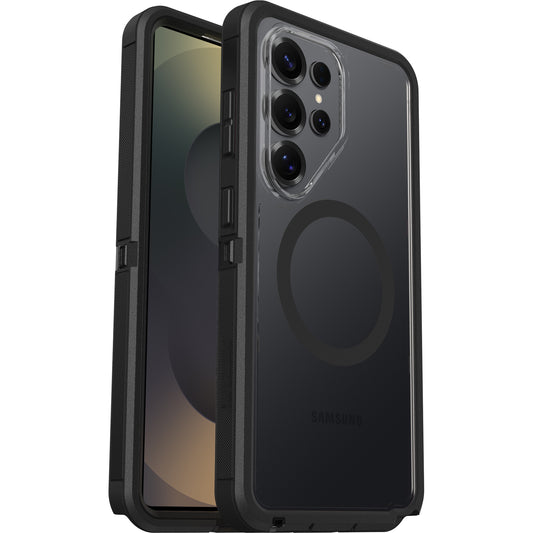 OtterBox Defender Pro XT Clear Samsung Galaxy S26 Ultra 5G (6.9') Case Dark Side (Clear/Black) -(77-99896), DROP+ 7X Military Standard, 7 Years Warranty 77-99896