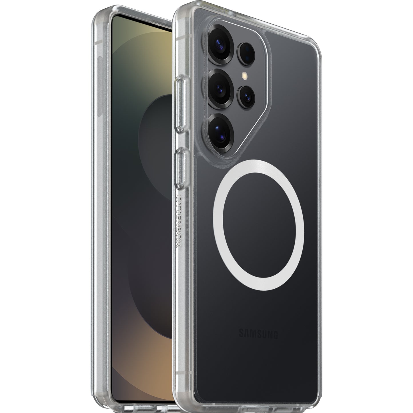 OtterBox React Magnets Samsung Galaxy S26 Ultra 5G (6.9') Case Clear - (77-99943), DROP+ Military Standard, Raised Edges, 7 Years Warranty 77-99943