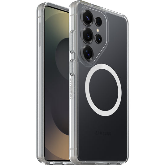 OtterBox React Magnets Samsung Galaxy S26 Ultra 5G (6.9') Case Clear - (77-99943), DROP+ Military Standard, Raised Edges, 7 Years Warranty 77-99943