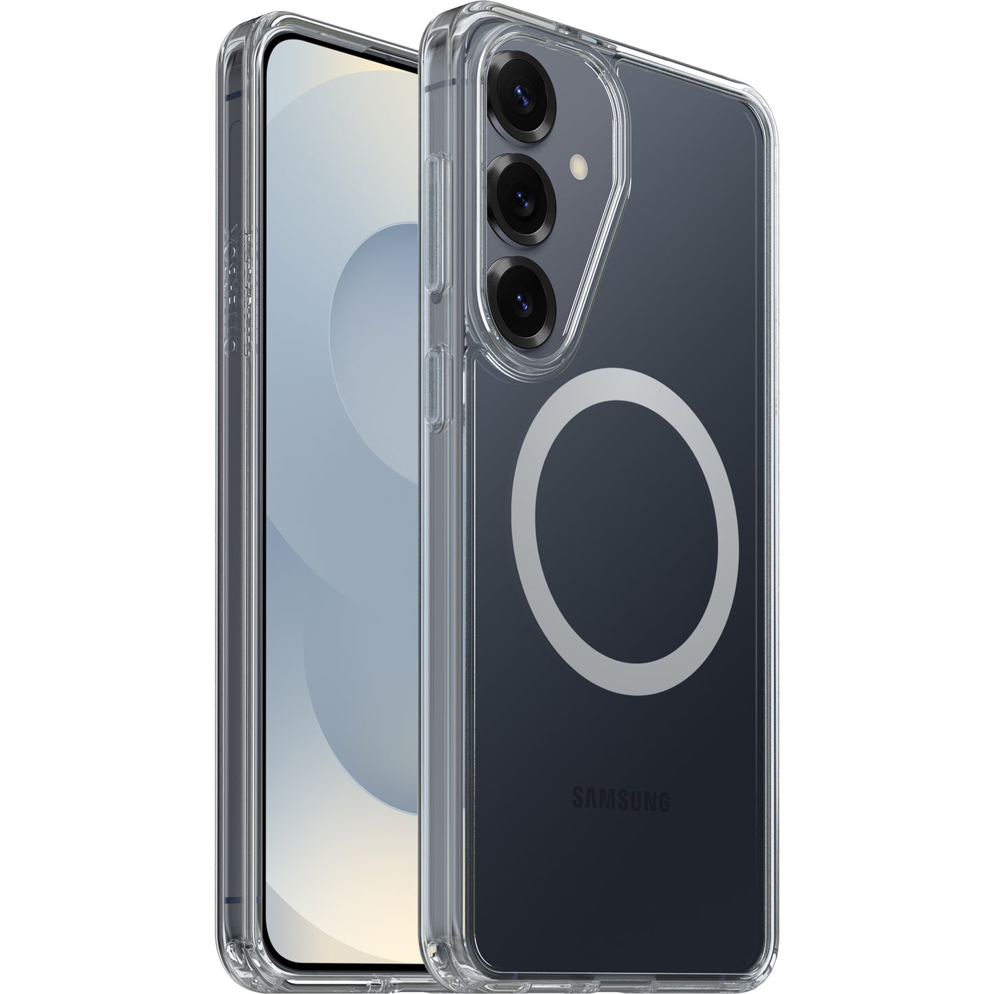 OtterBox Symmetry Clear Magnets Samsung Galaxy S26+ 5G (6.7') Case Clear - (77-99971), DROP+ 3X Military Standard, Raised Edges, 7 Years Warranty 77-99971