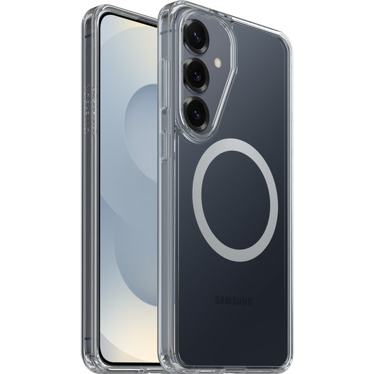 OtterBox Symmetry Clear Magnets Samsung Galaxy S26+ 5G (6.7') Case Clear - (77-99971), DROP+ 3X Military Standard, Raised Edges, 7 Years Warranty 77-99971