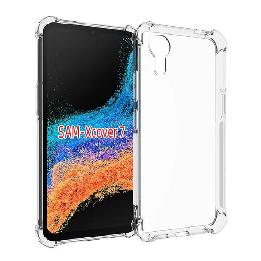 USP Samsung Galaxy Xcover7 (6.6') Jelly Clear Case - Shockproof, DropProof, Tough Gel, Flexibilty, Extra Grip, 3 Years Warranty CASECJCXCOVER7