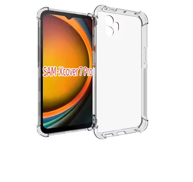 USP Samsung Galaxy Xcover7 Pro (6.6') Jelly Clear Case - Shockproof, DropProof, Tough Gel, Flexibilty, Extra Grip, 5 Years Warranty CASECJCXCOVER7P