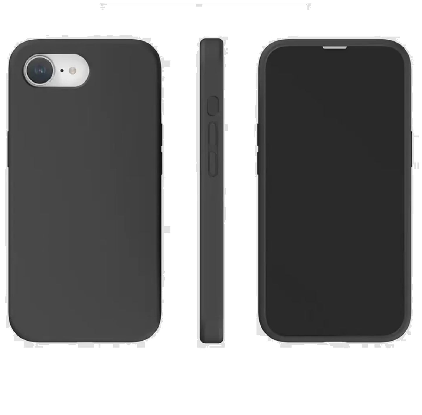 USP Apple iPhone 17e / iPhone 16e (6.1') Silicon Case Black - Two Tough Layers, Port Covers, No Slip Grippy Edges, Anti-fall, 3 Years Warranty CBALCHI16E