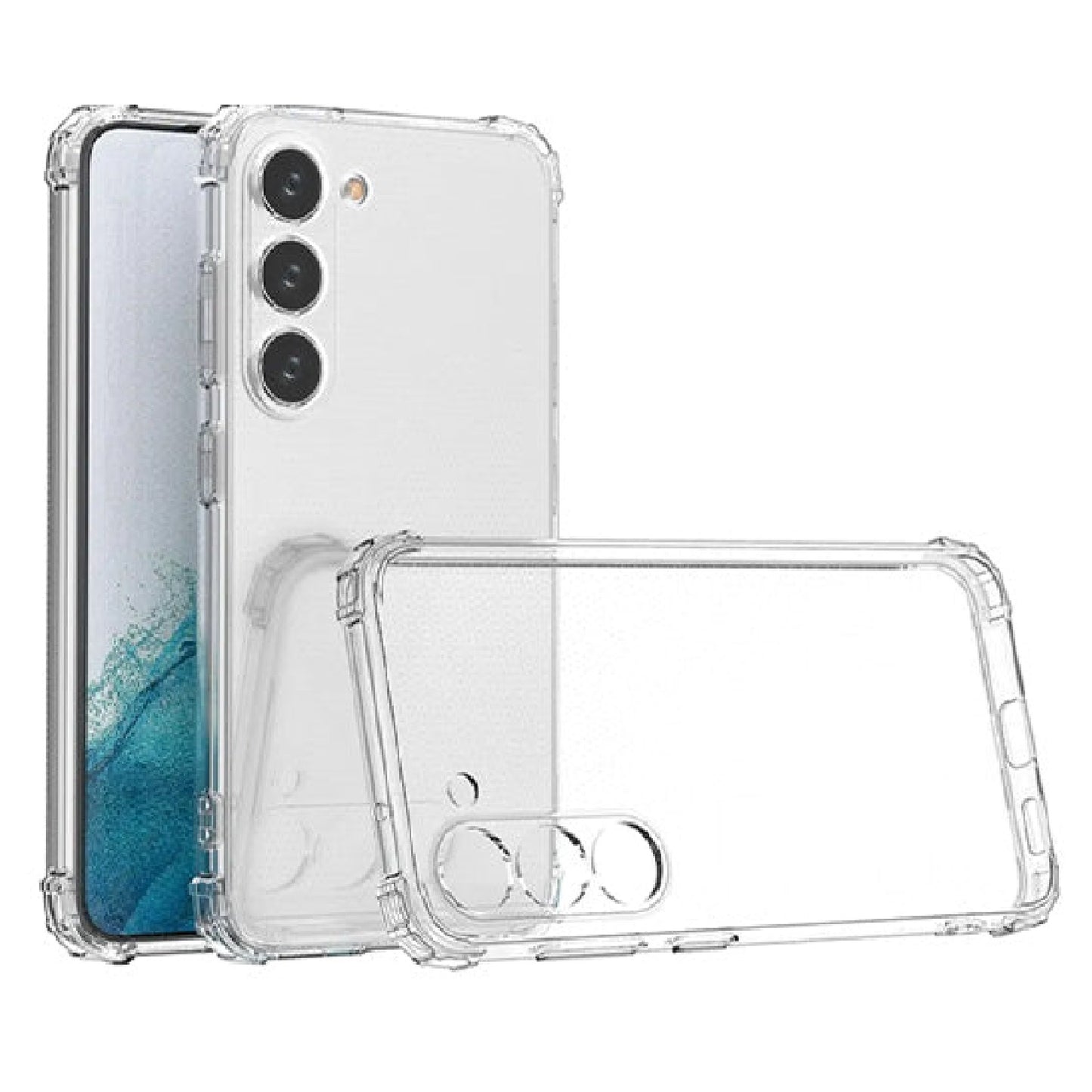 Phonix Samsung Galaxy A05s 4G (6.7') Jelly Clear Case - Advanced Air cushion, Tough Gel Material, Raised Front BezeL, 3 Years Warranty CSASA05S
