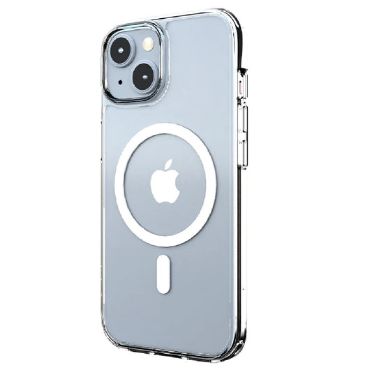 Cygnett AeroMag Apple iPhone 15 (6.1') Magnetic Clear Case - (CY4578CPAEG), Raised Edges, TPU Frame, Hard-Shell Back, Magsafe Compatible, 4FT DropProof CY4578CPAEG