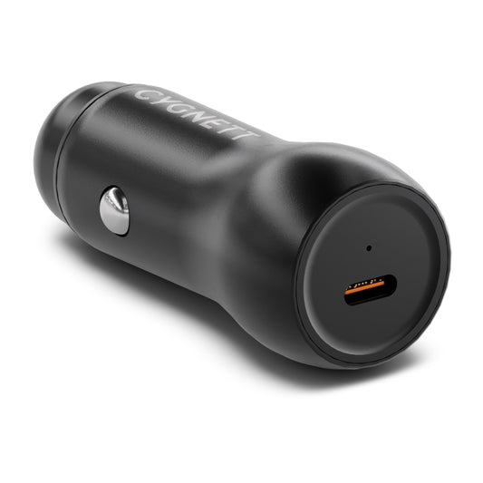 Cygnett CarPower 45W USB-C Car Charger - Black (CY4707CYCCH), Aluminium Alloy Finish, LED Charge Indicator, 2 Years Warranty CY4707CYCCH