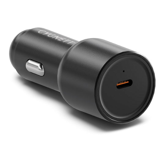 Cygnett CarPower 65W USB-C Car Charger - Black (CY4708CYCCH), Aluminium Alloy Finish, LED Charge Indicator, 2 Years Warranty CY4708CYCCH
