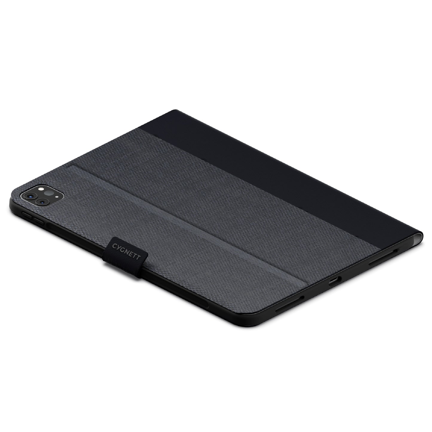 Cygnett TekView Apple iPad Pro (13') (M5/M4) (8th/7th Gen) Case - Black(CY4976TEKVI), 4ft Drop Protection, Pencil Storage, 2 Years Warranty CY4976TEKVI