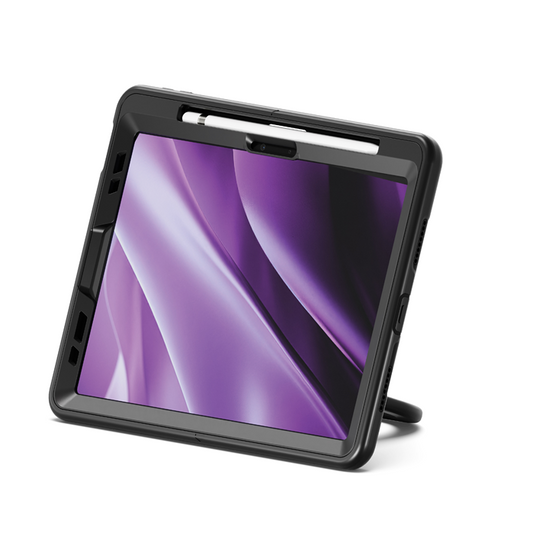 Cygnett GripStand Apple iPad Air (11') (M2/M3)/iPad Air(10.9')(5th-4th Gen)/iPad Pro(11')(4th/3rd/2nd/1st Gen)Case-Black(CY5202CPGRP), 2 Years Warranty CY5202CPGRP