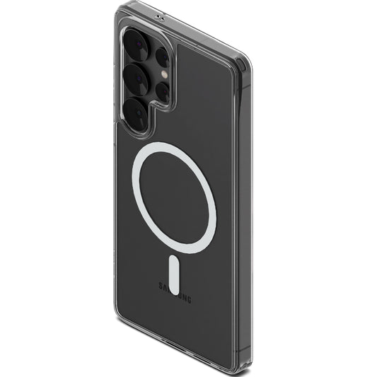 Cygnett AeroMag Samsung Galaxy S25 Ultra 5G (6.2') Clear Magnetic Case- (CY5288CPAEG), Anti-Yellowing, UV Resistance, Shock Absorbent, 2 Years Warranty CY5288CPAEG