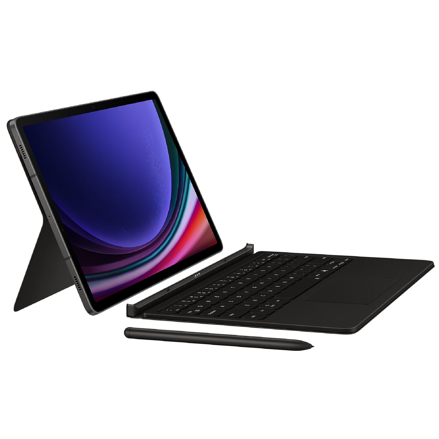Samsung Galaxy Tab S10 Lite / S10 FE / Tab S9 / S9 FE Book Cover Keyboard - Black(EF-DX725UBEGWW), Effortless Comes In 150, AI Key, 6 Months Warranty EF-DX725UBEGWW