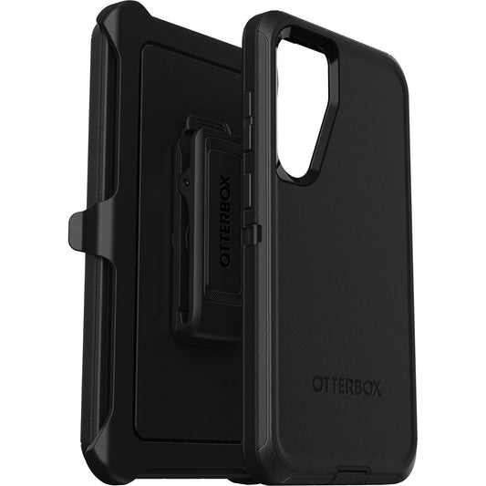 OtterBox Defender Samsung Galaxy S24+ 5G (6.7') Case Black - (77-94487), DROP+ 5X Military Standard, Included Holster, Wireless Charging Compatible 77-94487