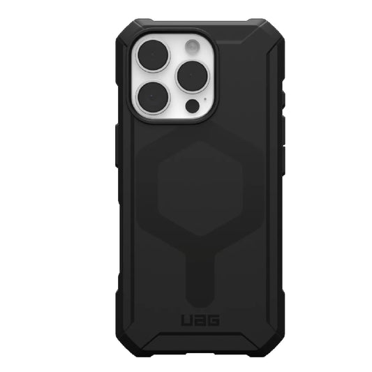 UAG Essential Armor MagSafe Apple iPhone 16 Pro Max (6.9') Rugged Case - Black (114449114040), 15ft. Drop Protection(4.6M), Raised Screen Surround, Slim 114449114040