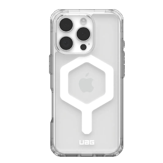 UAG Plyo MagSafe Apple iPhone 16 Pro Max (6.9') Rugged Case - Ice/White (114481114341), 16ft. Drop Protection (4.8M), Armored Shell, Air -Soft Corners 114481114341