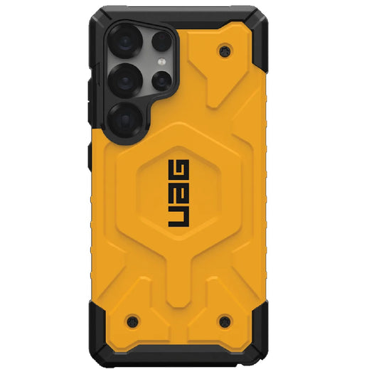 UAG Pathfinder Magnetic Samsung Galaxy S25 Ultra 5G (6.9') Rugged Case - Heritage Yellow(214476118282), 18ft. Drop Protection (5.4M), 10 Years Warranty 214476118282