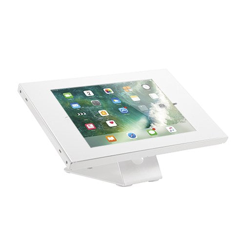 Brateck Anti-theft Countertop/Wall MountTablet Kiosk Stand 9.7'/10.2' Ipad, 10.5' Ipad Air/Ipad Pro, 10.1' Sansung Galaxy TAB A (2019) - White PAD32-05