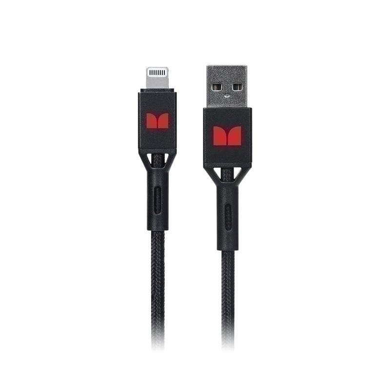 Monster Lightning to USB-A Braided Cable Black 2m [MT-2MLTOABB]  - MT-2MLTOABB