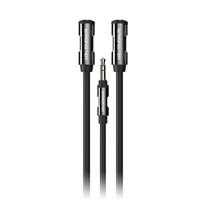 Monster Mini 1-2 Stereo Audio Cable - 0.15m  - MTESMINISPLIT.15M