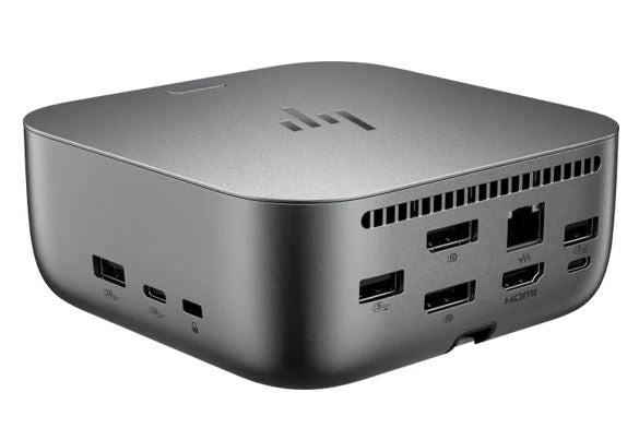 HP Dock G6 Thunderbolt 4 Docking Station - 100W Power Delivery 3xDisplays 2xDP 1xHDMI 3xUSB-A 2xUSB-C 1xTB4 2.5GbE RJ45 for HP Notebook PC 9X472UT