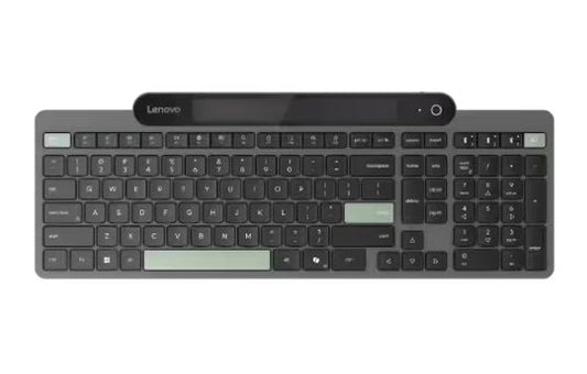 LENOVO Self-Charging Bluetooth Keyboard-US English Bluetooth 5.1 USB-C Uses fast-charging Free from Batteries Three-Device Cycling 108 Keys 3yr WTY 4Y41R69489