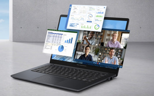 ASUS ExpertBook 14' B1403CVA Intel i7-1355U Win11 PRO FHD 16GB 512GB USB-C AI Meet 1Y OSW + Battery Warranty Fingerprint Grey 1.4kg Notebook B1403CVA-S62444X