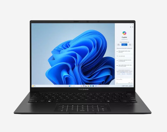 ASUS Zenbook 14 14' WUXGA OLED Notebook AMD Ryzen R7-445 DDR5 32GB 1TB SSD Black Win 11 Home 1.2kg 1Y Warranty UM3406GA-QD053W