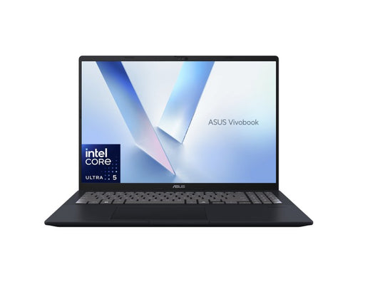 (Special Buy) ASUS Vivobook 16' X1607CA WUXGA (1920 x 1200) 16:10 Intel Ultra 5 225H 16GB 512G, USB-C Video Win 11 Home, Backlit, 42w, Numpad, Blue X1607CA-MB110W-P