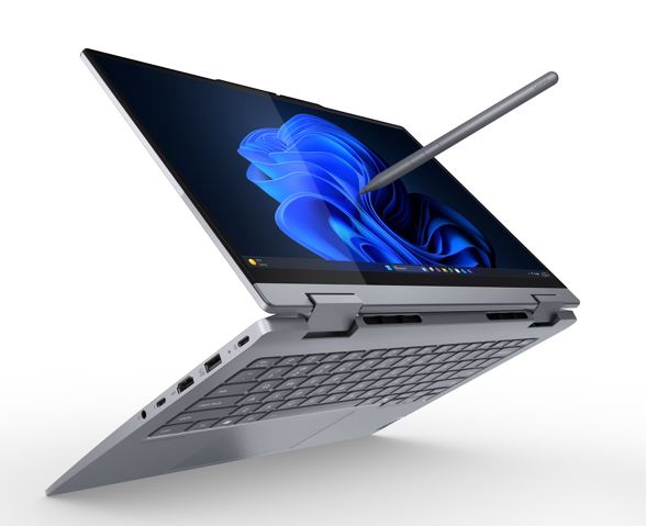 LENOVO ThinkBook 14 Yoga G5 14' WUXGA TOUCH Intel U7-255U 32GB DDR5 512GB SSD Windows 11 PRO Intel GPU Thunderbolt Fingerprint 1YR OS 1.6kg 21SQ0005AU