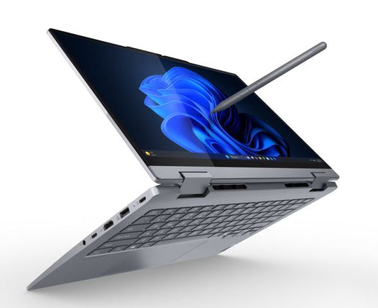 LENOVO ThinkBook 14 Yoga G5 14' WUXGA TOUCH Intel U7-255U 32GB DDR5 512GB SSD Windows 11 PRO Intel Graphics Thunderbolt Fingerprint 1YR OS 1.6kg ~i5 21SQ0005AU