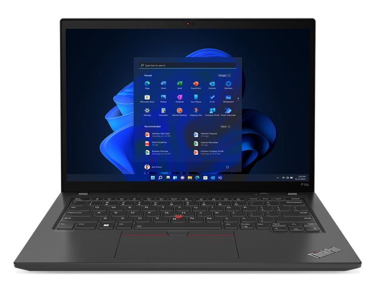 LENOVO ThinkPad P14S 14'' WUXGA IR Intel AI U7-155H 32GB DDR5 1TB SSD Windows 11 Pro nVidia RTX A500 WIFI6E Fingerprint Thunderbolt Backlit 3yr Pre 21G20044AU