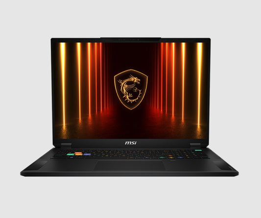 MSI Stealth Series Gaming Notebook 18' UHD AMD Ryzen AI 9 HX 370 Processor DDR5 32GBx2, 2TB SSD, RTX 5090 GDDR7 24GB Windows11 Pro Stealth A18 AI+ A3XWJG-014AU
