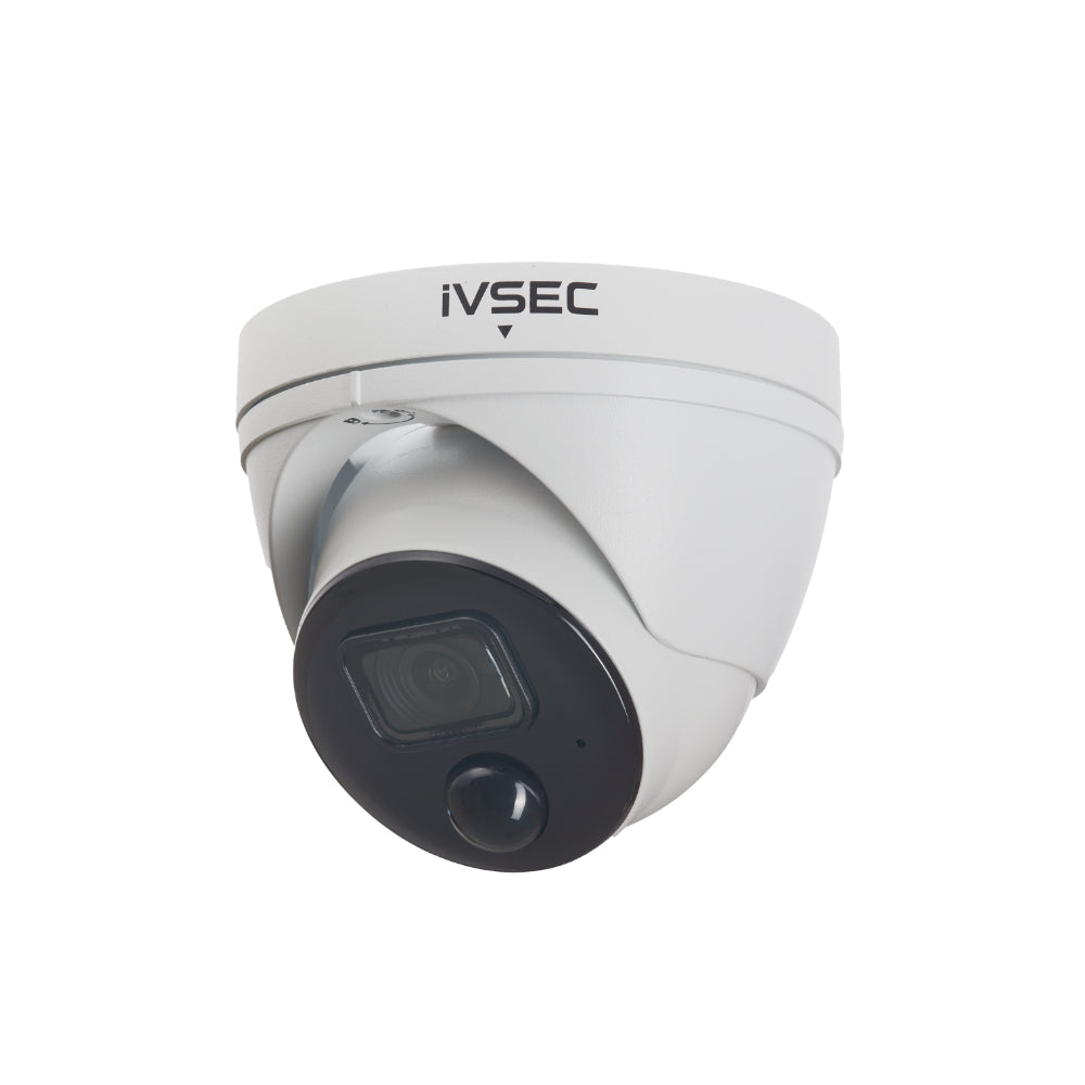 IVSEC IVSEC TURRET IP CAMERA 5MP 2.8MM FIXED LENS 20FPS POE IP66 30M IR PIR MIC WDR NC110XC