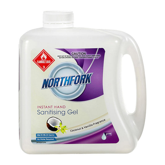 Northfork Hand Sanitiser Gel Coconut & Vanilla 2L  - 635093847